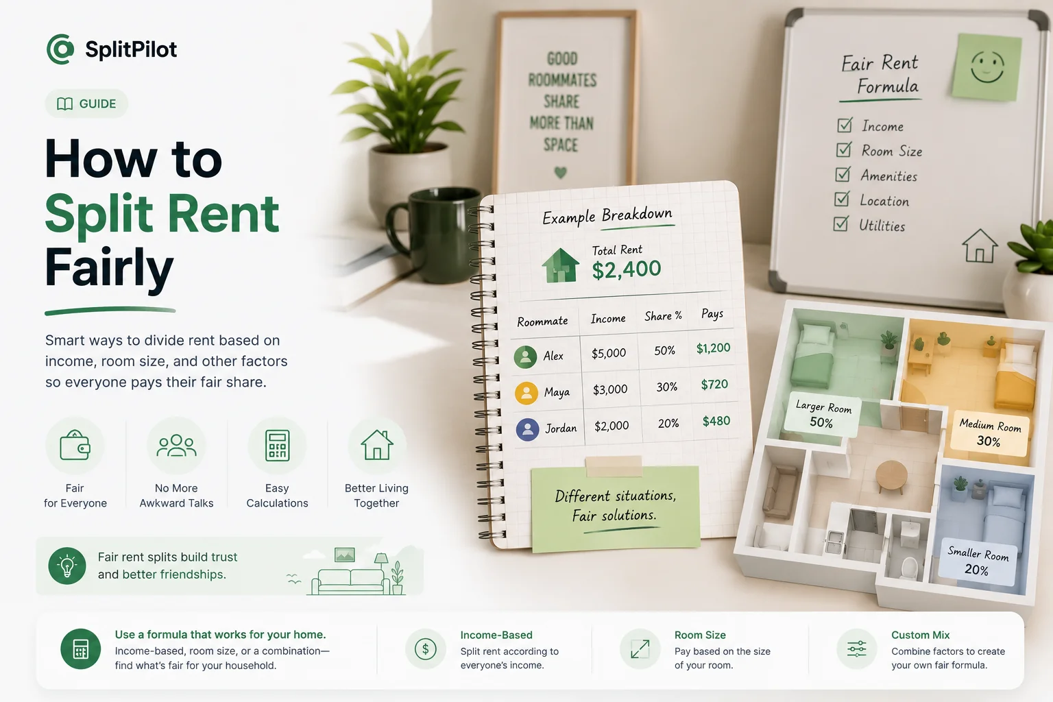How to Split Rent Fairly