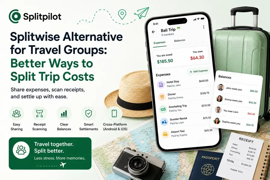 Splitwise Alternative for Travel Groups